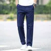 Jesień spodnie zimowe mężczyźni bawełniana moda biznes stretch mężczyźni chinos spodnie casual czarne spodnie męskie męskie mens 41201