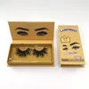 Boîte de cils Lashforest pour cils de 25 mm Fluffy Dramatic 5D 3D Mink Full Strip Lash Emballage de cils personnalisé vide