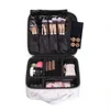 Förvaringspåsar Marmormönster Travel Makeup Case, Professionell Skönhet Borstväska Stor kapacitet Make Up Box