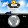 Party Decoration 42-LED Solar Power Waterproof Flag Pole Light Outdoor Camping Tent Night Lamp Outdoo