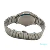 Montre de Luxe luksusowe zegarek na rękę wąż pszczoła zegarek 38 mm 28 mm srebrne obudowy męskie designerskie zegarki kwarcowe moda W2503
