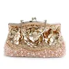 Femmes pochette sac à main mariage mariée soirée sac perles luxe sac à main élégant femme Banquet Floral sac à bandoulière