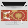 Anime Mouse Pad Gamer Card Captor Sakura Grande Otaku Gaming Mousepad Bloqueio De Bloqueio Dos Desenhos Animados XL Laptop Teclado De Mesa De Mesa