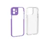 2 in 1 Transparent Clear Soft TPU PC Shockproof Phone Cases for iPhone 13 12 11 Pro Max Mini XR XS X 8 7 Plus