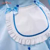 Uwowo game nekopara vol.4 vanille meid jurk cosplay kostuum speciale schattige blauwe vrouwen meisje outfits y0913