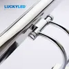LUCKYLED 42cm 12W Led Mirror Light Stainless Steel AC85-265V Modern Wall Lamp Bathroom Lights Wall Sconces Apliques Pared 210724