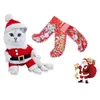 Jouets pour chat ensemble de jouets en forme de bas de noël petits chats moyens chien formation résistante aux morsures cadeaux interactifs pour animaux de compagnie