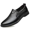 Oryginalne skórzane buty 2021 Menów miękki biznes swobodny rozmiar 38-44 czarny mężczyzna sukienka