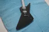 Neue schwarze 6-saitige E-Gitarre von James Hetfield, glänzendes BK-Metallic-Team, verwendete Custom-Gitarre aus Palisander-Griffbrett