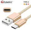 Kable telefonów komórkowych 1M / 3FT USB 3.1 Typ C Data Sync Ładowanie dla Samsung Galaxy A320 A520 A720 Kabel ładujący USB-C