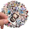 100 PCS Mixed Anime Delivery Service Graffiti Skateboard Stickers For Car Laptop Pad Bicycle Motorcycle PS4 Phone Luggage Decal Pvc guitar Fridge