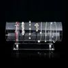 Acrylic Headband Rack Hairband Storage Hairpin Tube Jewelry Display Hair Accessories Props Pouches Bags248Q