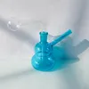 14 mmガラスホーブー喫煙パイプ煙Shisha Diposableガラスパイプオイルバーナーカラフルなひょうたん形タバコボウルアッシュキャッチャーパーコラーバブラー