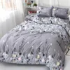 Wysokiej jakości pościel 1 Kołdra Pokrywa + 2 Poszewka Zestaw Łóżko Tekstylne Dwuosobowy / Jednoosobowy / Król / Królowa Size Duvet Cover Wygodne F0458 210420