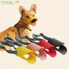 Dog Collars & Leashes Pet Duckbill Mouth Cover Breathable Comfortable Adjustable Mouthpiece High-Quality Soft Rubber For Dogs Supplies