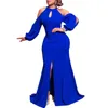 Casual Dresses Woman XXXL Plus Size Summer WOMEN'S Dress Banquet Evening Gown Waist Halter Sexy Luxury Fashion White Purple B273f