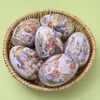 Pasen Party Gunst Decor Eggs gevormd kleur Konijn Bunny Candy Chocolate Dozen Creatieve Mini Gift Verpakking Doos Sieraden Opslag CANS WHT0228