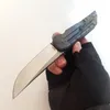 Sınırlı Özelleştirme Sürümü KWaiback Katlanır Bıçak S35VN Blade Kişiselleştirilmiş Titanyum Kolu Açık Bıçaklar Kamp Avcılık Cep EDC Araçları Taktik Bıçaklar