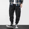 Mode Streetwear Men Jeans Högkvalitativ lös passform Retro Vintage Designer Denim Cargo Pants Hip Hop Joggers Wide Ben Brousers