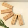 Wooden Place Card Holders Table Numbers/Sign Holder Wood Card Display Stands for Name Tags Pictures Reserved Signs Food Labels RRD11706