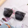 big frame Square Retro Sunglasses women 2021 Korea Style Cat Eye Ins fashion hipster Brand Designer UV400