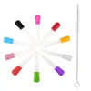 Lecteurs de code Outils d'analyse 10 pièces Pipettes en silicone pour compte-gouttes liquides Couleur aléatoire