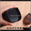 Sunglasses Cases Bags Eyewear & Fashion Aessories Drop Delivery 2021 Light Weight Water Proof Squeeze Top Eyeglass Spring Soft Leather Pouch
