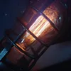 Nachtlichter Light Steampunk Industrial Rocket Ship Home Decoration Lampenbetrieb für Schlafzimmer Nachttisch
