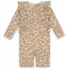 Bebek Kız Yüzme Suits 18 M-9 T KS Marka Yaz Lotus Yaprak Kawaii Giysi Çocuklar Çiçek Mayo Çocuk Mayolar Sevimli Bikini X0902