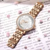 Marca NAVIFORCE, relojes de lujo para mujer, reloj dorado a la moda para mujer, reloj resistente al agua de acero inoxidable, reloj de pulsera de regalo para niña, reloj de pulsera 210517