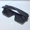 女性のためのサングラス男性デザイナー1583スタイル反ウルトラビオレットレトロシールドレンズプレートスクエアワンピースフルマットフレームファッション眼鏡ランダムボックス