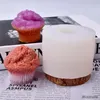 Ferramentas artesanais Muffin Cup Silicone Candle Mold Soop Handmade Die Child Decorative Toy Bake Cake Decoration Candy