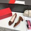 2021 scarpe da barca colorate da donna sexy con stampa leopardata scarpe formali designer fibbia quadrata decorazione scarpe pigre Muller con tacco piatto taglia 34-40