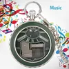 Przezroczysty szklany zegarek kieszonkowy w szkle Swan Lake Melody Muzyka Antique Wisiorek Timepiece Vintage Quartz Es Gift 211013