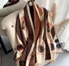Шалирует шарф осенью и зимой 2021 новая точечная корейская версия утолщенного двухстороннего шарфа кондиционер теплый имитация кашемировой дамы платок