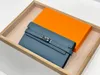 Französisch Top Luxus Design Frauen Brieftasche Karte Fall Kupplung Große Kapazität Hohe Qualität Zähler Original Verpackung325Y