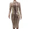 Ins mode mesh sexig nattklubb klänning wrap långärmad bodycon midi party banban klänningar kvinnor höst kläder robe hiver femme 210520