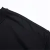 럭셔리 남성 디자이너 티셔츠 패션 프린트 짧은 소매 고품질 검은 색 티 사이즈 S-XL