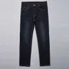 Stor storlek 28-44 man jeans högsträcka raka långa lösa byxor mode casual svart blå denim manliga affärer jeanswear byxor x0621