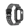 Glacier Series Kleurrijke TPU Sportriemen voor Apple Horloge Iwatch 6 5 4 3 2 1 SE 38 / 40mm 42 / 44mm Beschermhoes Vervanging Bracelet Bands