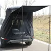 2021 Araba Trunk Çadır Güneşlik Yağmur Geçirmez Kendini Sürüş Turu Için Barbekü Açık Mobil Mutfak Aksesuarları Trunk Yan Tente Y0706