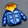 Arrivals Children Hooded Down Coat Jacket Autumn Winter Boys Girls Cotton-padded Parka & Coats Thicken Warm Jackets Kids Outwear