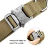 Militaire tactische leiband Duitse Shepard Medium Large S Lead for Walking Training Dog Collar Control Handhendel