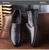 Oryginalne skórzane buty 2021 Menów miękki biznes swobodny rozmiar 38-44 czarny mężczyzna sukienka