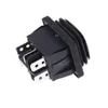 Smart Home Control OnoffOn 12V 6Pin DPDT Rocker Switch Waterproof Self Locking Rectangle Momentary Car Boat Black6805192