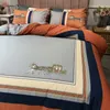 Projektant luksusowych zestawów pościeli 4PCS bawełniany tkany królowa rozmiar europejski w stylu europejski w stylu europejskim okładka kołdry europejskie etui na łóżku kołdra komfort286d