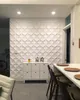 Art3d 50x50 cm Beyaz Duvar Panelleri Modern 3D Duvar Kağıdı Dekor, Oturma Odası Yatak Odası Için Ay Yüzey Tasarım Ses Geçirmez (12 Fayans Paket)