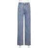 Stjärnmönster Blå Flare Jeans Kvinna Retp Denim Byxor För Kvinnor Vintage Harajuku Hög Midja Full Längd Byxor Capris 210922