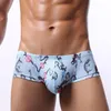 Mutande Uomo Stampato Boxer Slip Maschile Rigonfio Pouch Costumi da bagno Vita bassa Abbigliamento da spiaggia Costume da bagno uomo Biancheria intima sexy Pantaloncini da surf