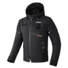 Motorcycle Apparel Jacket Men Waterproof Moto Cold-proof Autumn Winter Motorbike Riding Black